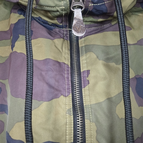 Vans Off The Wall Kilroy Hooded MTE Bomber Camo Jacket Mens size L - Picture 5 of 13